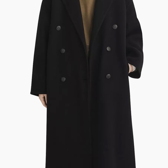 rag & bone Thea Wool Coat - Black - fits like a M/L - Picture 3 of 6